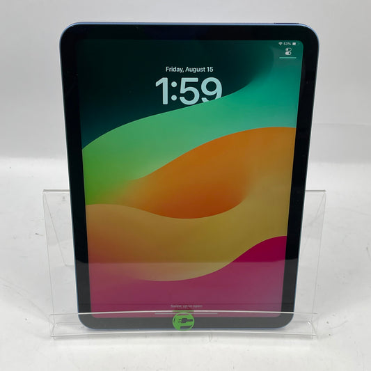 WiFi Only Apple iPad 10th Gen 64GB Blue MPQ13LL/A