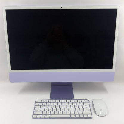 2024 Apple iMac 24" M4 10 Core 4.5GHz 16GB RAM 256GB SSD Purple A3137