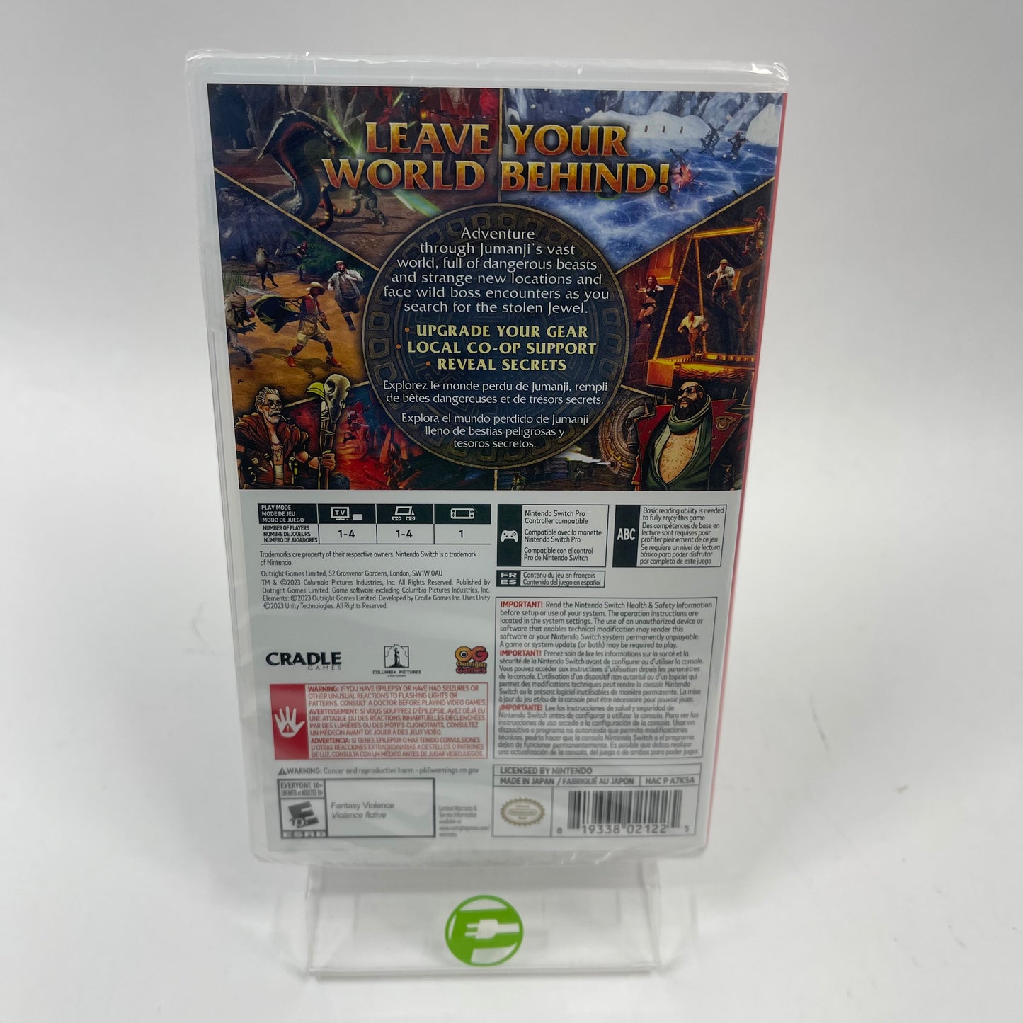 New Jumanji Wild Adventures (Nintendo Switch, 2023)