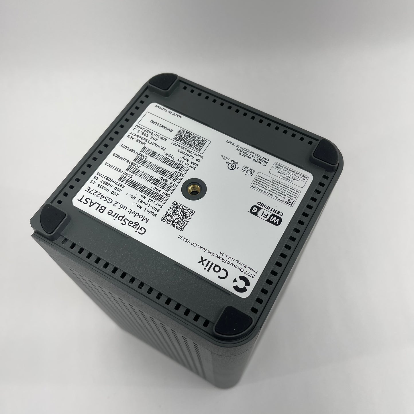 New Calix GigaSpire BLAST u6.2 GS4227E Dual Band WiFi 6 Wireless Router