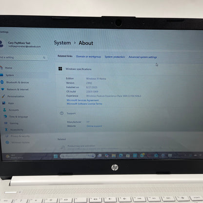 HP Laptop 14-DQ0052DX 14" Celeron N4120 1.1GHz 8GB RAM 64GB SSD