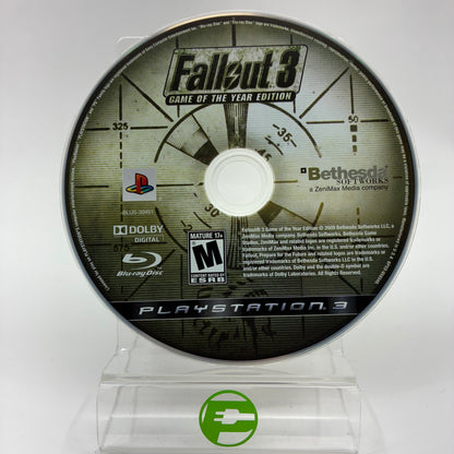 Fallout 3 [Game of the Year] (Sony PlayStation 3 PS3, 2009)