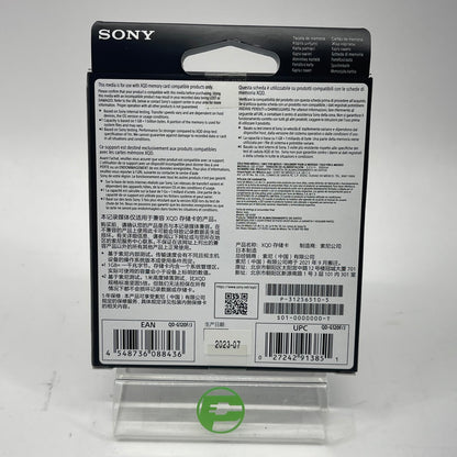 New Sony 120GB G Series XQD Memory Card QD-G120F/J