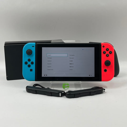 Nintendo Switch v2 Video Game Console HAC-001(-01)  Red/Blue