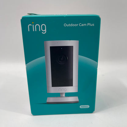 New Ring Outdoor Cam Plus Battery Smart Security Camera 2K