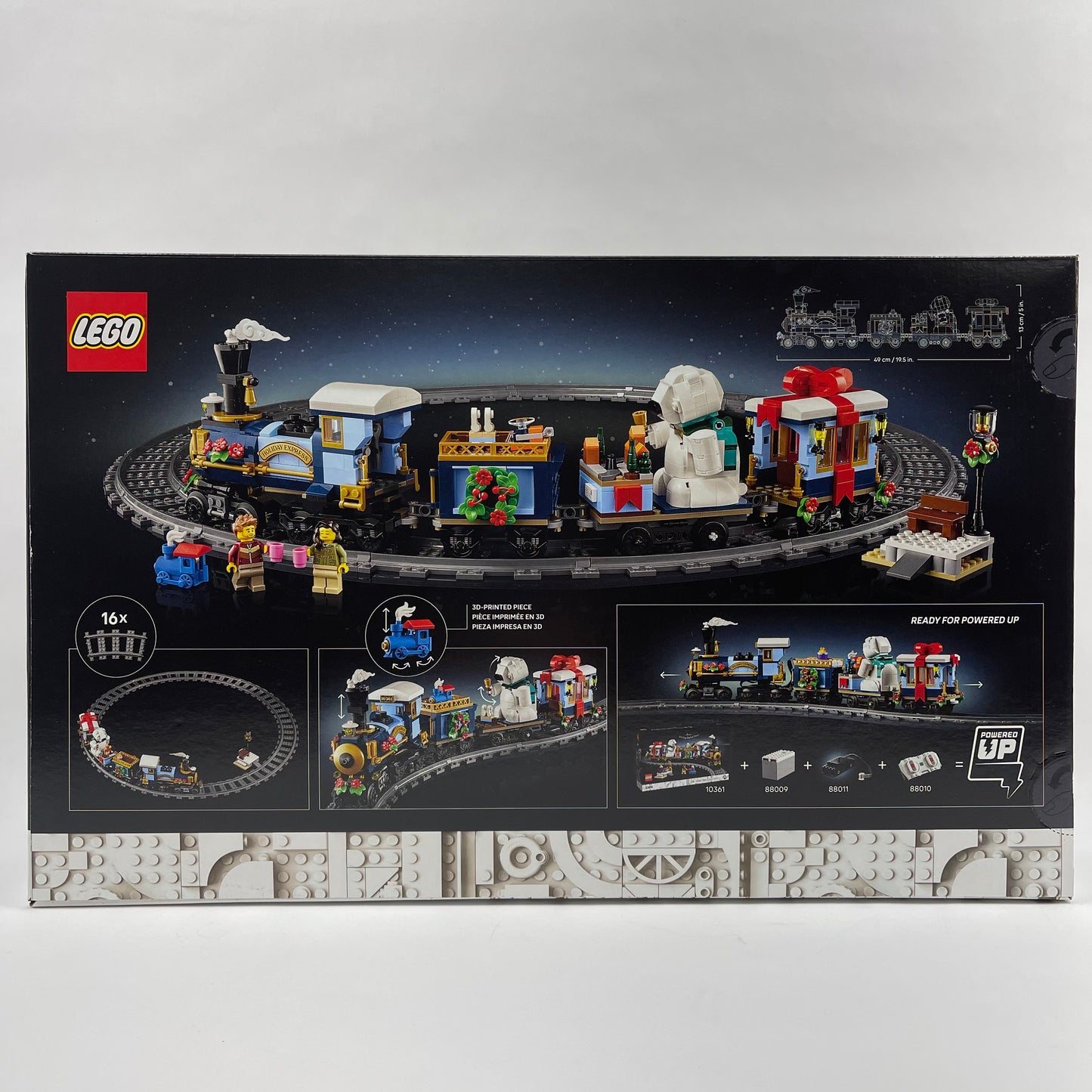 New LEGO Icons Holiday Express Train Building Set 10361