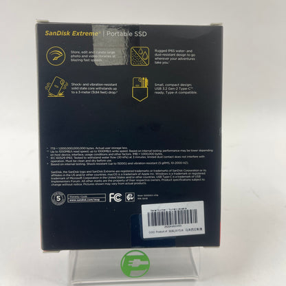 New SanDisk Extreme Portable SSD 4TB USB-C SSD SDSSDE51-4T00-AW25