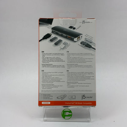 New J5Create USB-C 9-in-1 Multiport Adapter JCD383