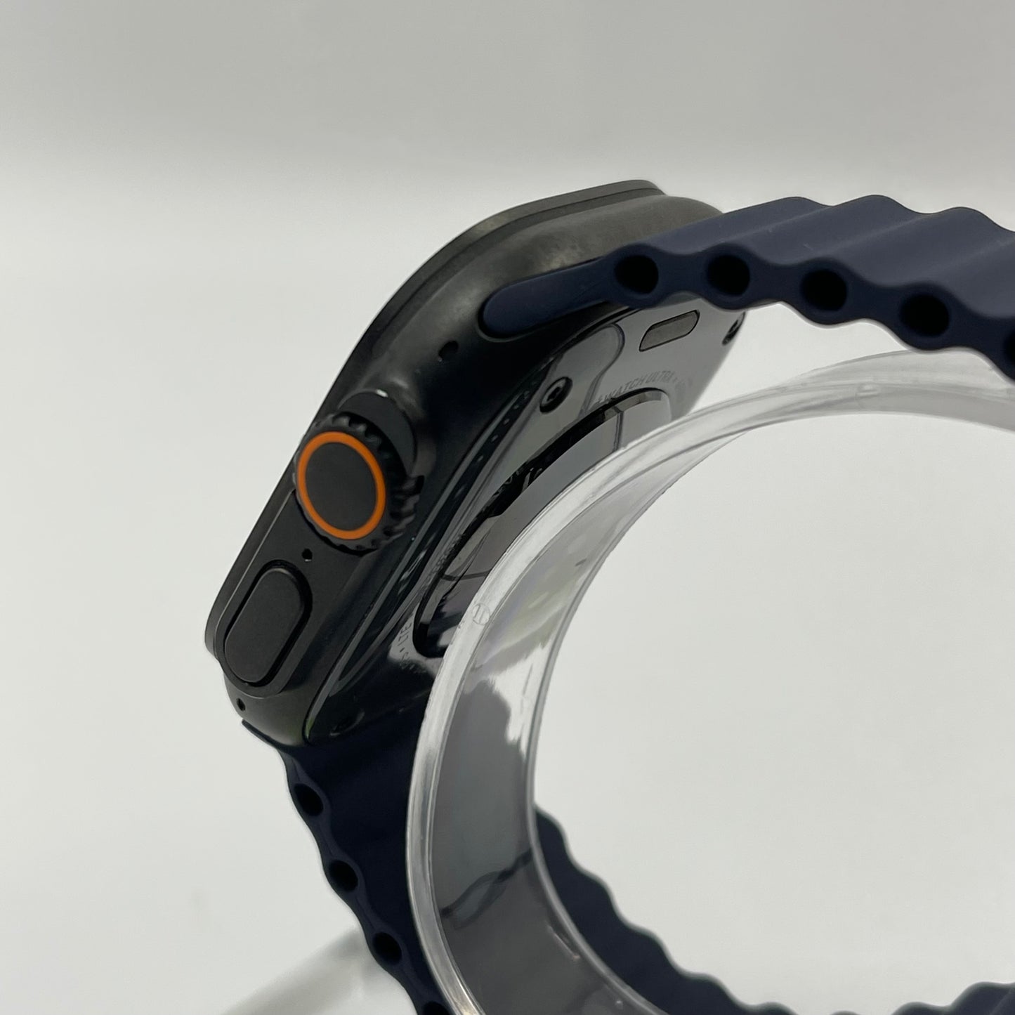Unlocked Apple Watch Ultra 2 49MM Black Titanium Anchor Blue Ocean Band