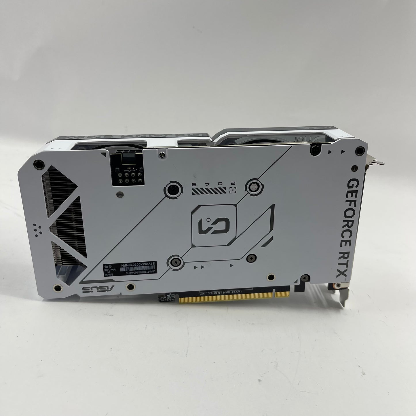 ASUS GeForce RTX 4060 Ti GDDR6 Graphics Card DUAL-RTX4060TI-08G-WHITE