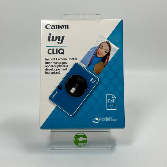 New Canon Ivy Cliq Instant Film Camera 3884C003 Seaside Blue