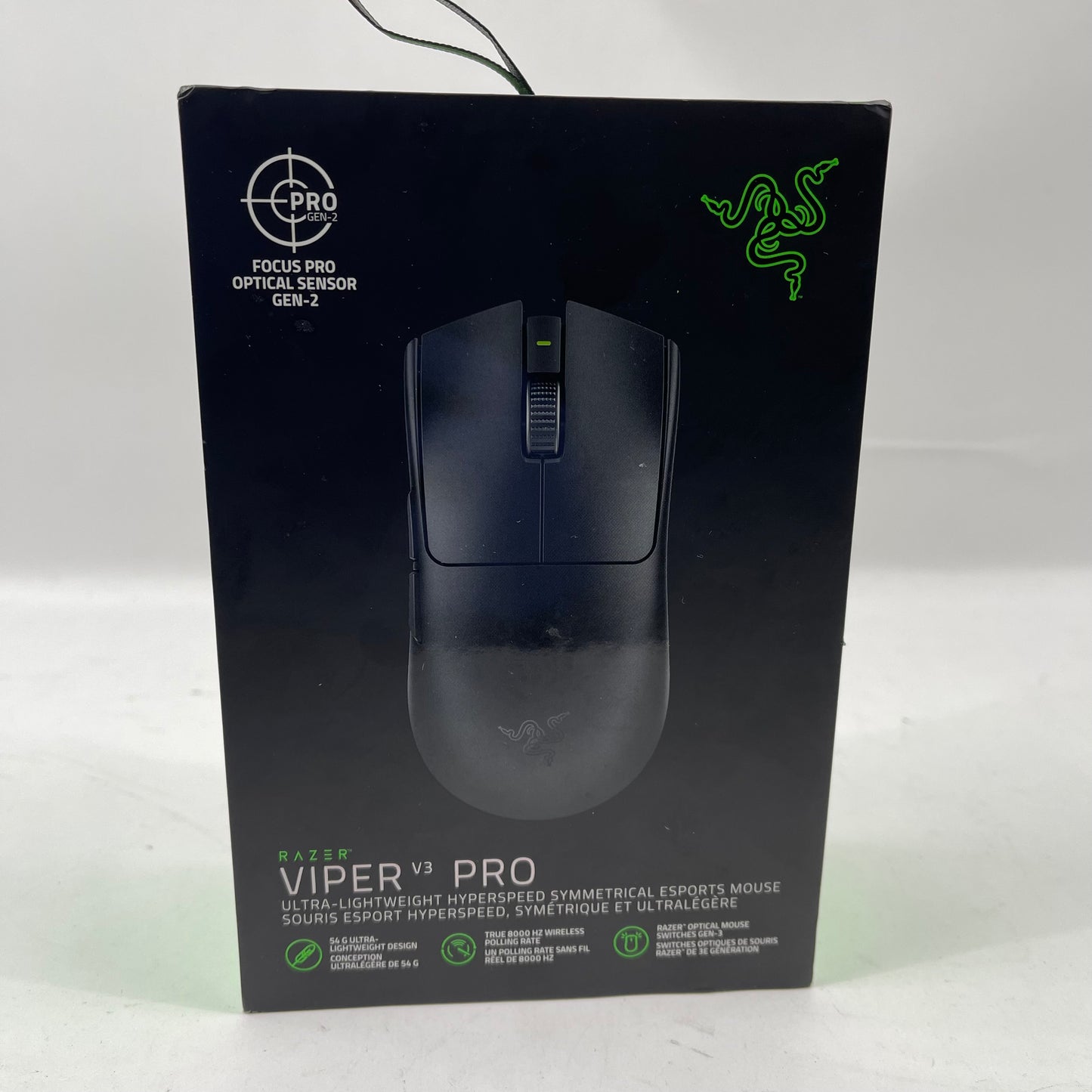 New Black Razer Viper V3 Pro Wireless Mouse RZ01-0512
