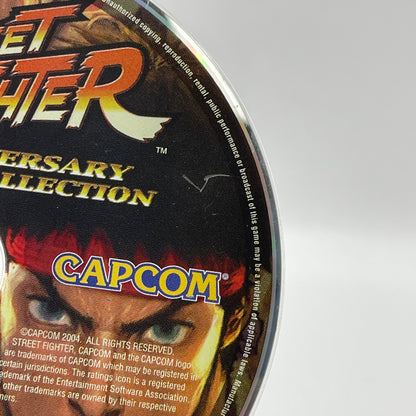 Street Fighter Anniversary Collection (Sony PlayStation 2 PS2, 2005) Disc Only