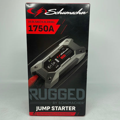 New Schumacher SL1669 1750A 12V  Rugged Jump Starter and Portable Power Pack