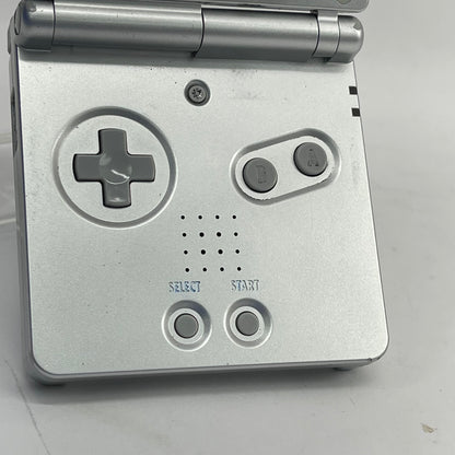 Nintendo Game Boy Advance SP Handheld Game Console Only AGS-001 Platinum Silver
