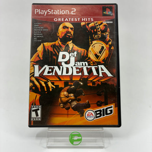 Def Jam Vendetta [Greatest Hits] (Sony PlayStation 2 PS2, 2003)