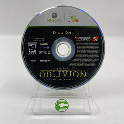 Elder Scrolls IV Oblivion Game of the Year (Microsoft Xbox 360, 2007) Disc Only