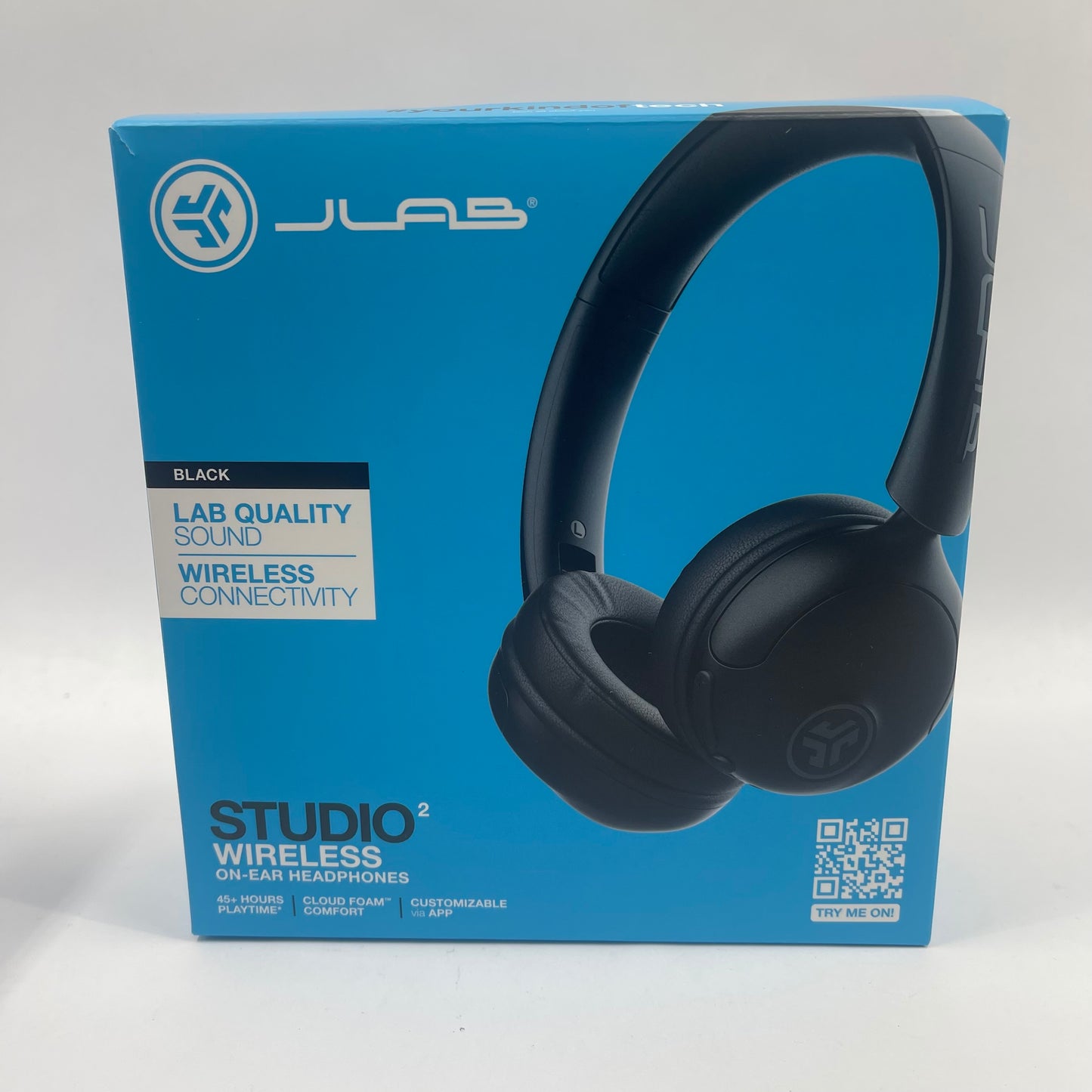 JLAB Studio 2 Wireless On-Ear Headphones HBSTUD2RBLACK93