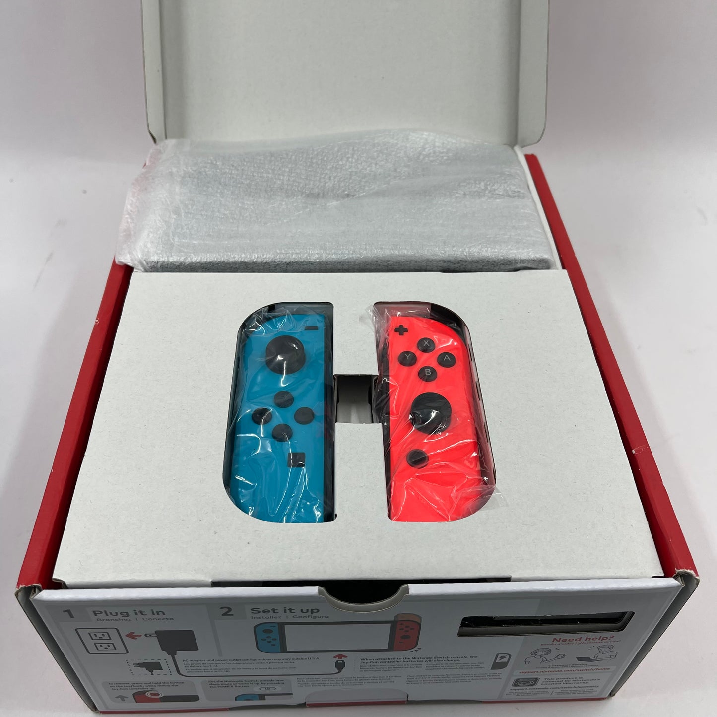 Nintendo Switch OLED Video Game Console HEG-001 Neon Red/Neon Blue