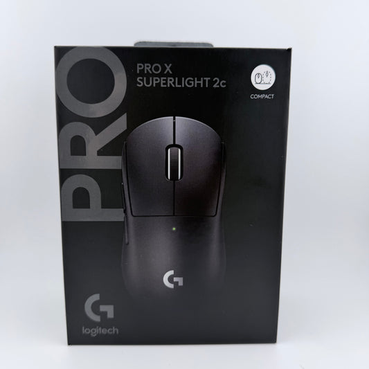 New Logitech Pro X Superlight 2c Black 910-007518 Wireless Gaming Mouse