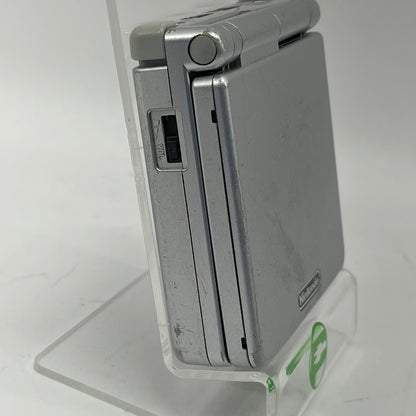 Nintendo Game Boy Advance SP Handheld Game Console Only AGS-001 Platinum Silver