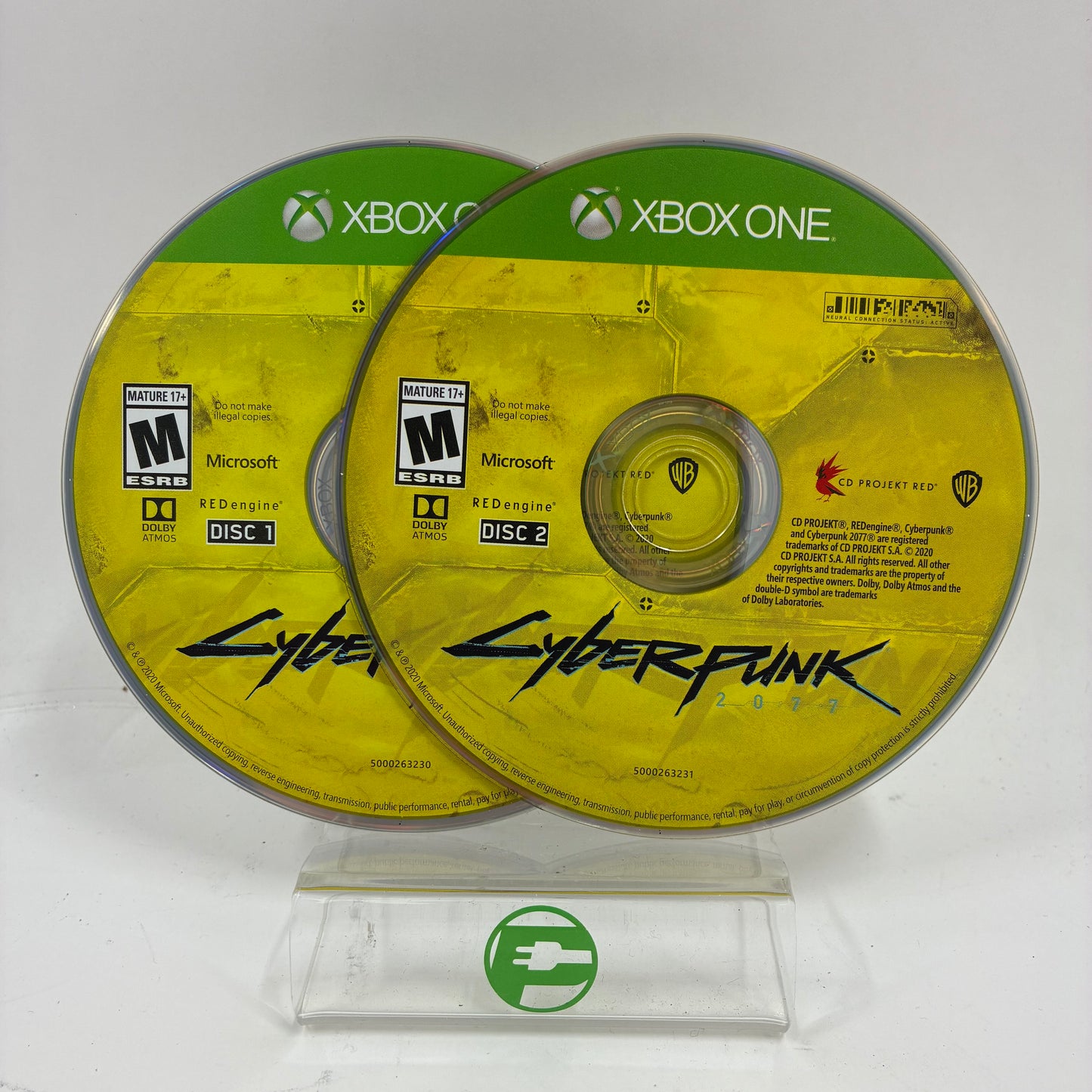 Cyberpunk 2077 (Microsoft Xbox One, 2020) Discs Only