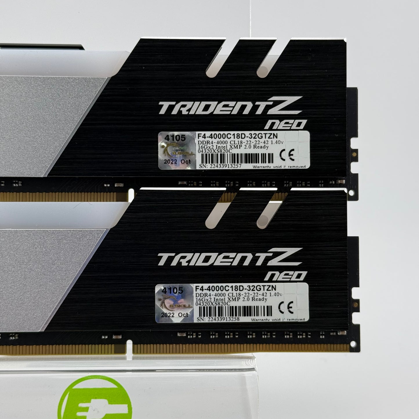 G.Skill Trident Z Neo Intel XMP 32GB (2x16GB) DDR4 4000MHz F4-4000C18D-32GTZN