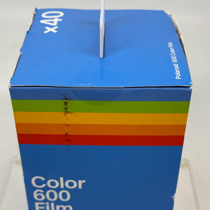 New Polaroid Color 600 Instant Film 40 Sheets 006013 07/25 Prod. Date