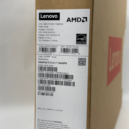 New Lenovo IdeaPad 5 2-in-1 Touch 14AHP 14" Ryzen 7 8845HS 16GB RAM 1TB SSD