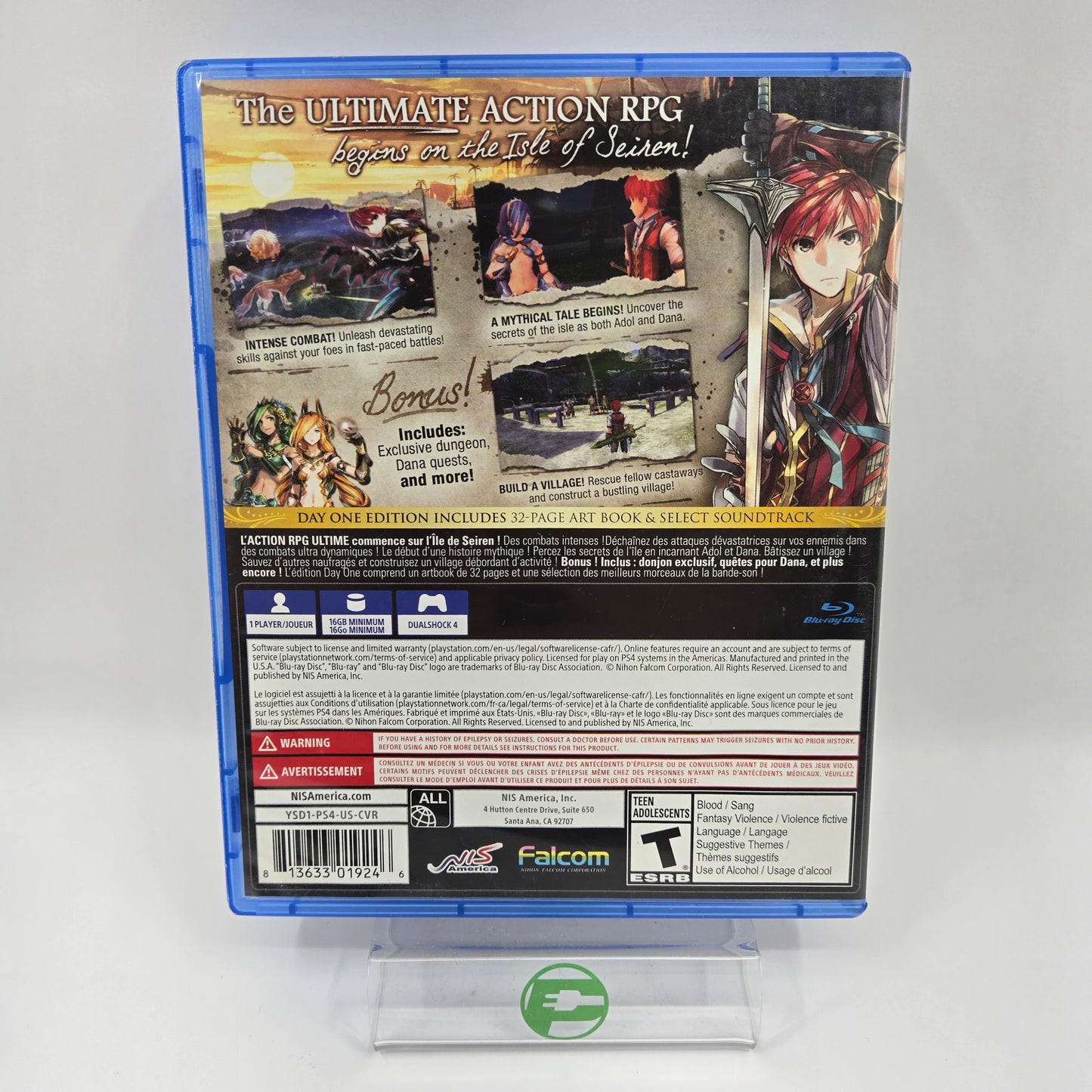 Ys VIII: Lacrimosa of DANA [Day One] (Sony PlayStation 4 PS4, 2017)