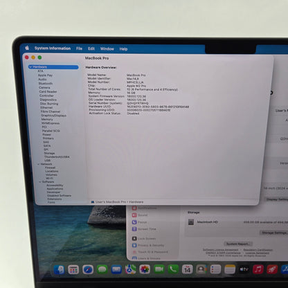 2023 Apple MacBook Pro 14" M2 Pro 16C GPU 3.5GHz 16GB RAM 512GB SSD A2779
