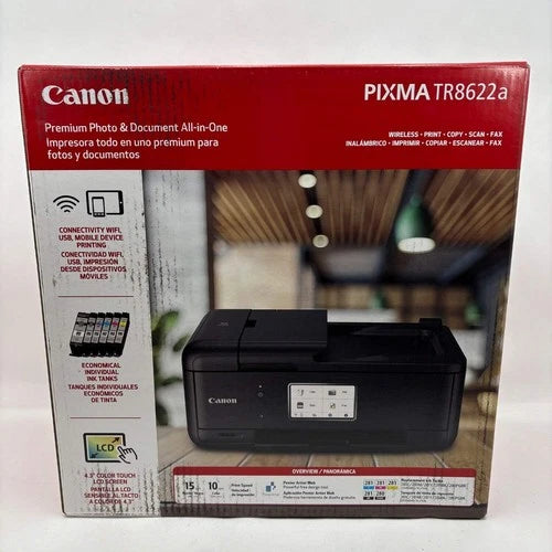 New Canon Pixma Photo and Document Printer TR8622A
